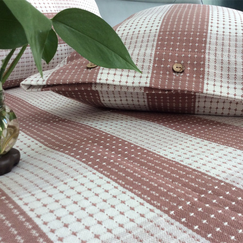 新疆棉A类孕婴全棉提花粗布凉席