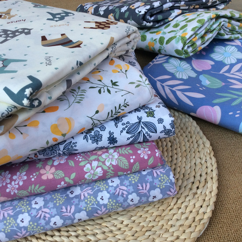 全棉床单被套柔软清新田园风裸睡