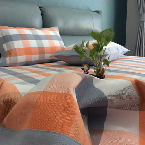 全棉特厚老粗布床单凉席三件套