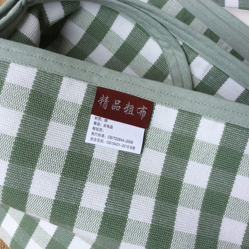 棉麻老粗布凉席加厚床单纯棉两用