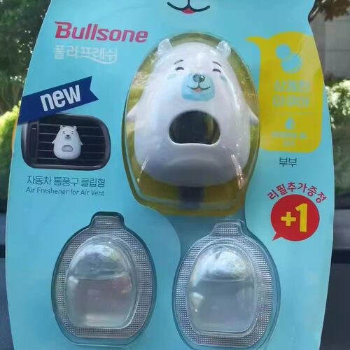 车载香薰汽车内创意动物宠物香氛遮阳板出风口香水