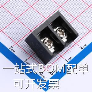 HB825-8.25-BK01-02P-Cu-S-A栅栏式接线端子 8.25mm 2x1P每排P