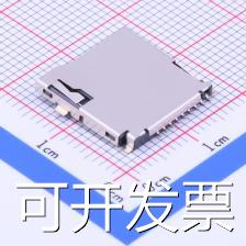 TF-115 SD卡连接器自弹式 MicroSD卡(TF卡)卡座现货