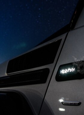 W464 G500 G550 G63 改装 keyvany 碳纤 LED 发光 腰线 车身饰条