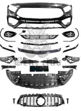 新款A级 W177 A180 A200 A250 A260 A35 改装 A45 包围 前杠 中网