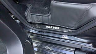 LED G350 G500 G65 Bra G55 W463 门槛条 碳纤 迎宾踏板 G63