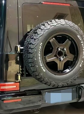 W464 G350 G500 G550 G63 备胎架 越野装备 AT胎 旗杆架 天线架