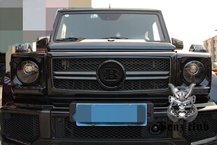 W463 G500 G350 Bra G55 G63 LED 低调奢华 日行灯 熏黑大灯