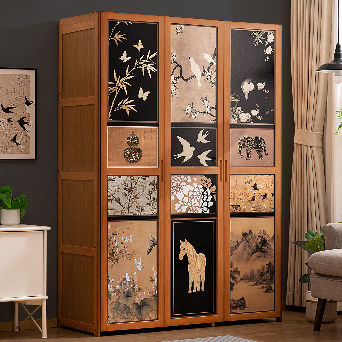 简易衣柜子家用卧室出租房儿童衣橱小户型省空间组装2025新款爆款,住宅家具,独立衣柜,淘宝优惠券,粉丝福利购,淘宝优惠卷