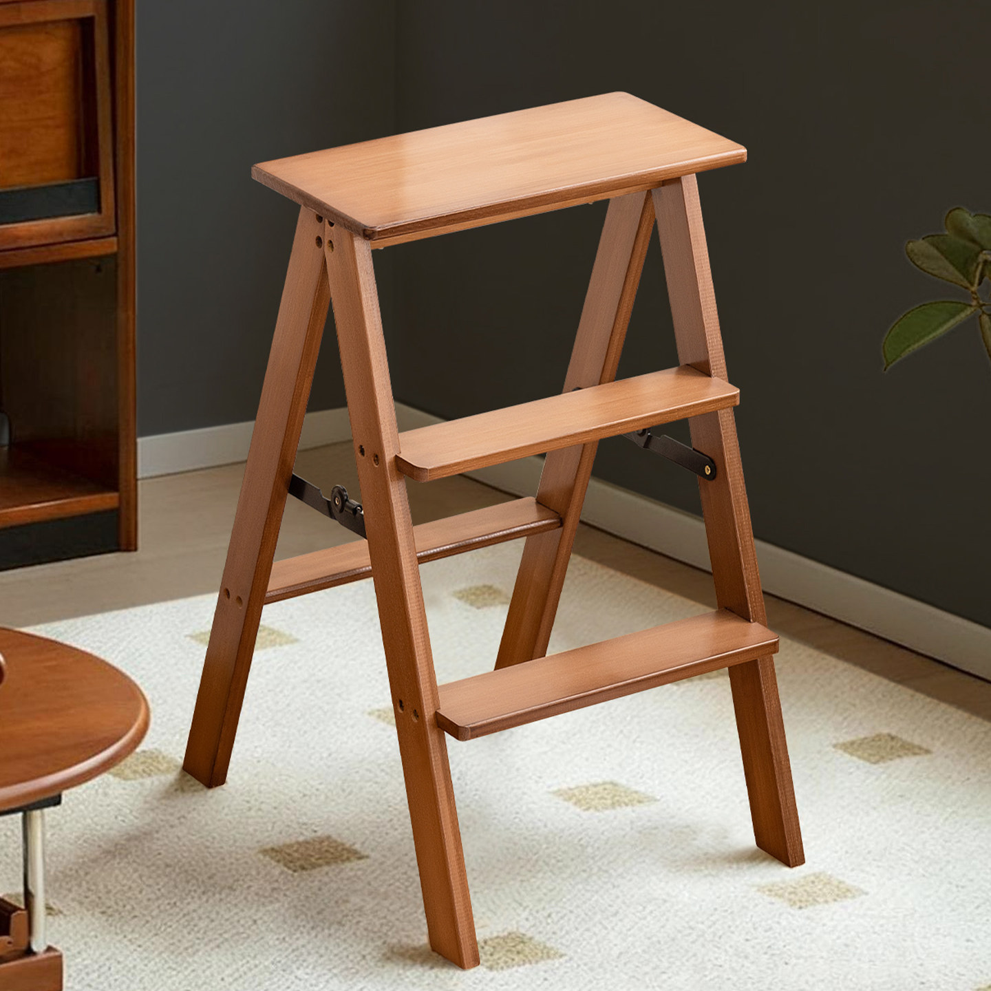 折叠梯凳家用登高梯子椅子两用伸缩室内厨房人字梯楼梯加厚多功能,居家日用,家用梯,淘宝优惠券,粉丝福利购,淘宝优惠卷