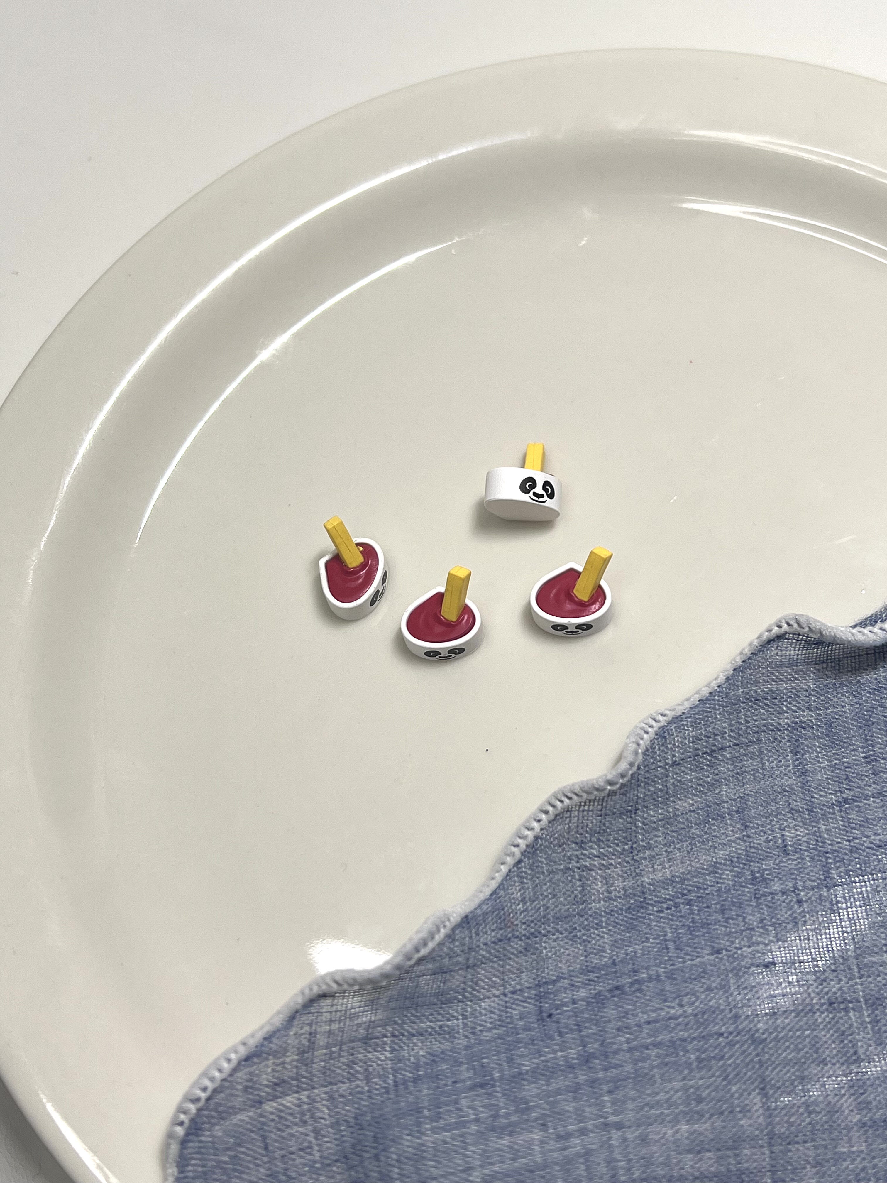 散货盲盒配件填缝番茄酱薯条盒迷你娃娃屋奶油胶过家家diy