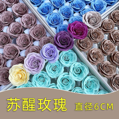 新款节日苏醒玫瑰花香皂