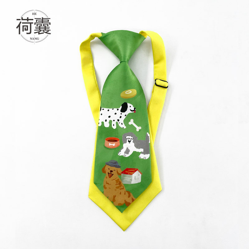 荷囊原创双层ins免打小领带黄绿甜酷学院jK少女装饰短配饰绿草狗,服饰配件/皮带/帽子/围巾,领带,淘宝优惠券,粉丝福利购,淘宝优惠卷