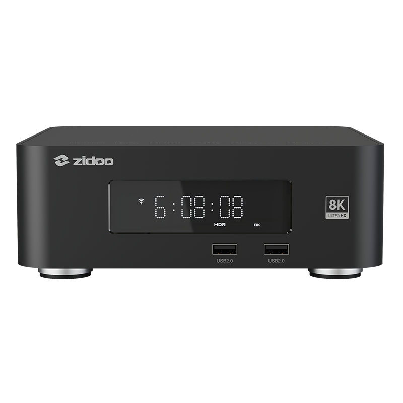 芝杜ZIDOO Z30PRO硬盘蓝光播放机器8KUHD杜比视界HDR10网络盒子