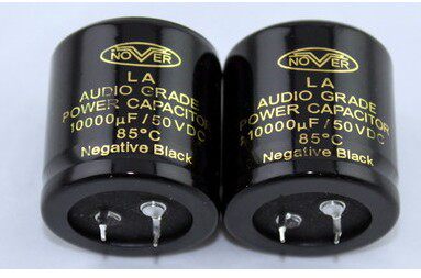 YJ00384新款-10000uF50VNOVER金字AUDIO电容3045