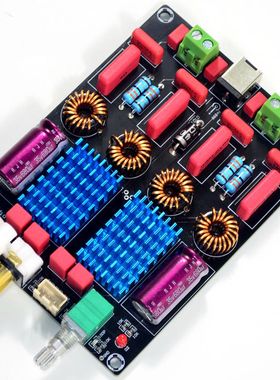 TPA3116 2.0 双芯片 WIMA豪华数字功放板100W*2