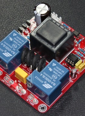 YJ00311-功放电源延时软启动温度保护板