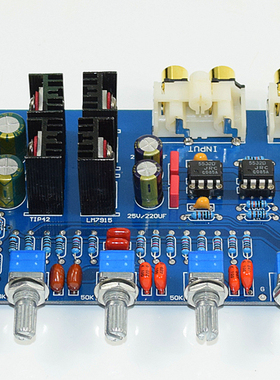 YJ-发烧HIFI前置放大 JRC5532音调成品板前级调音板（2018款）