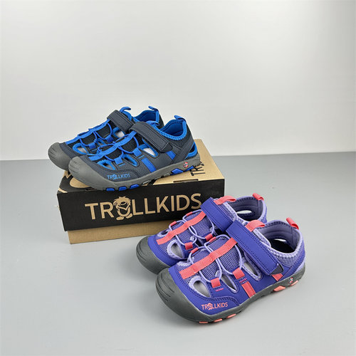 外贸原单德国男女童夏季凉鞋轻便防滑透气框子鞋户外徒步鞋包头鞋