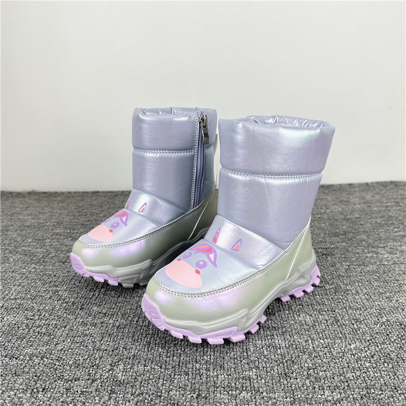 儿童冬季保暖雪地靴抗寒羊毛靴