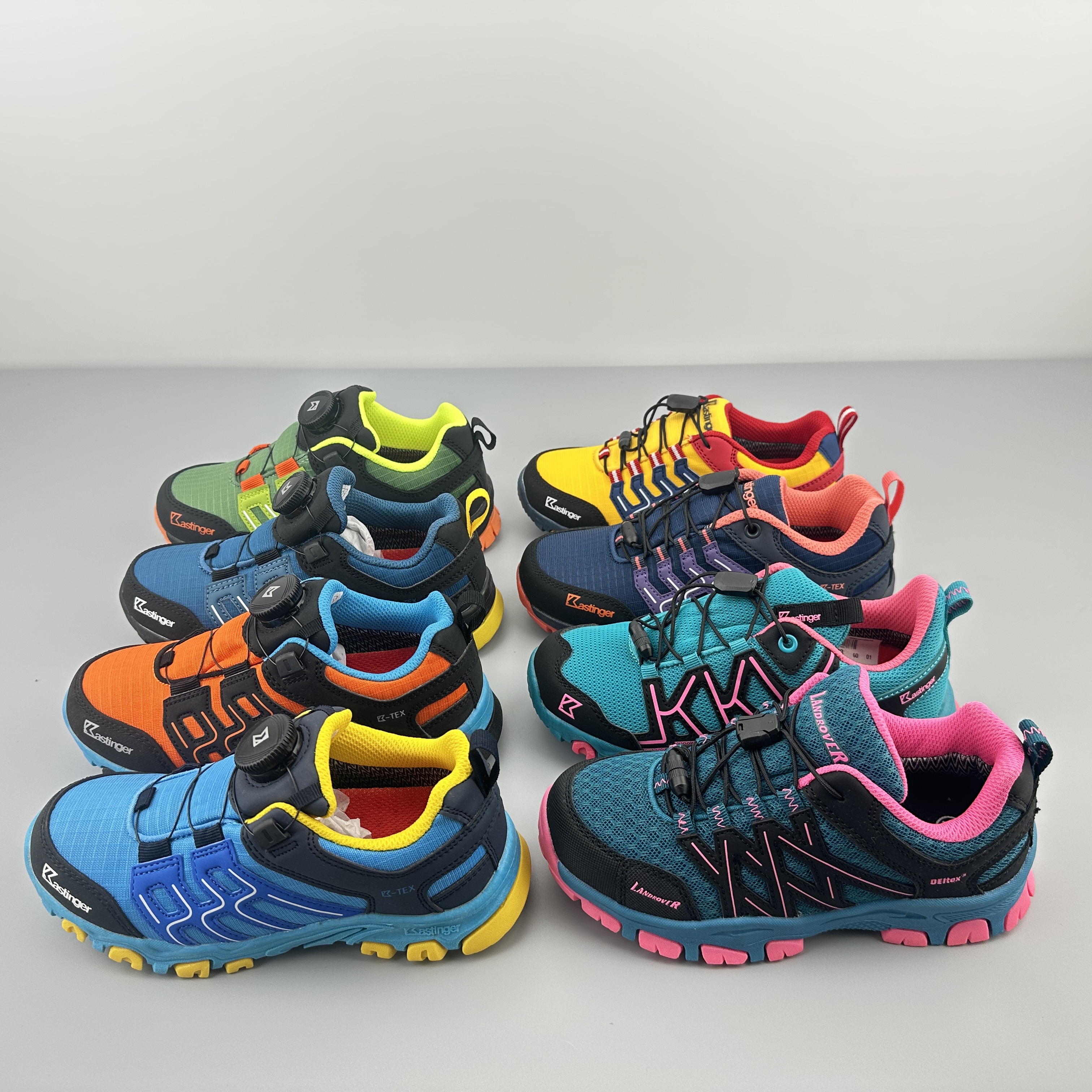 出口英国外贸原单男女童登山鞋防水防滑春秋季儿童户外登山徒步鞋