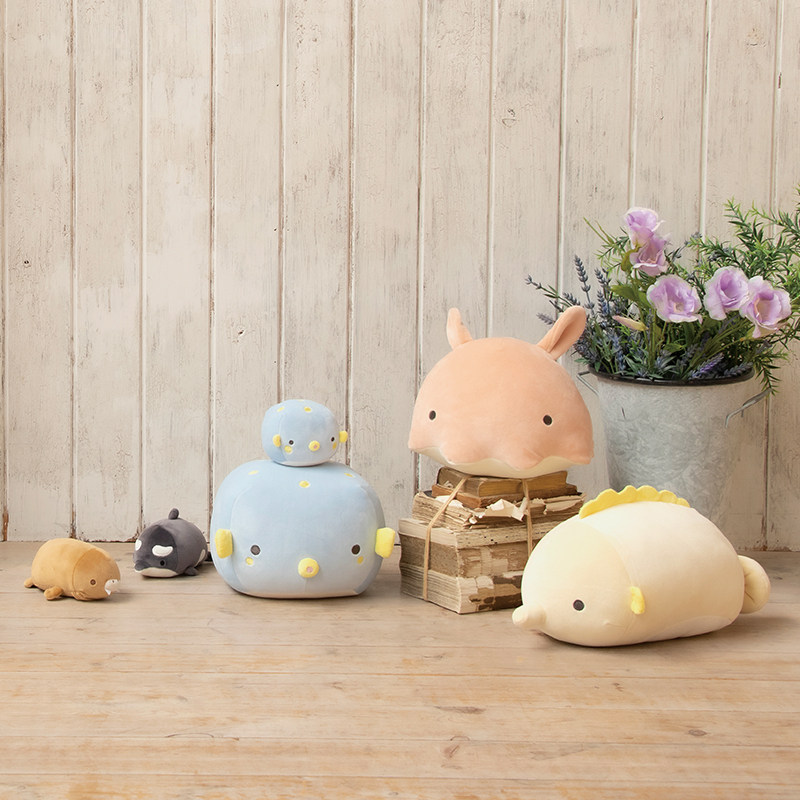 livheart实体专柜q版狗狗鲨鱼抱枕玩偶摆件毛绒公仔可爱娃娃解压