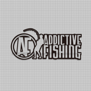 钓鱼有瘾钓箱汽车贴纸渔友改装Addictive Fishing反光后窗HF车贴