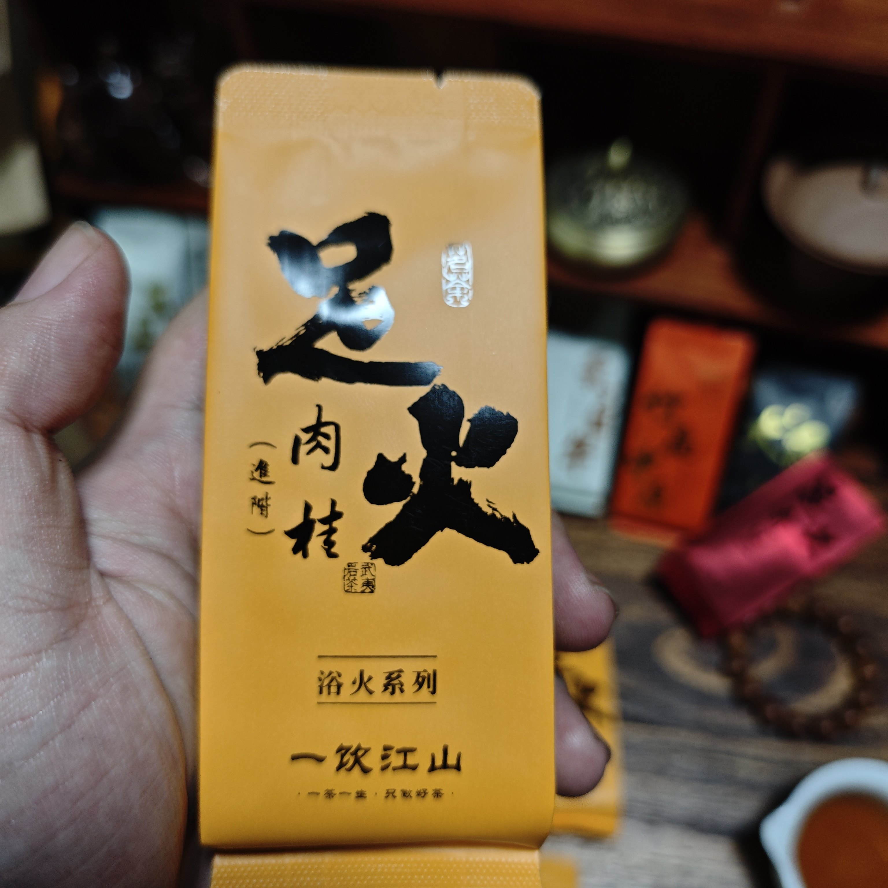 一饮江山 浴火系列  进阶足火肉桂   武夷岩茶