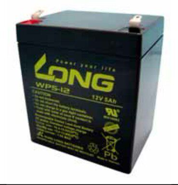LONG广隆WP5-12SHR 12V5AH MA707 MA708 MA808电瓶 蓄电池WP5-12