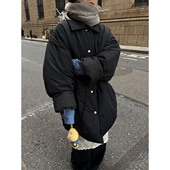 小众表妹 两面穿加倍快乐大棉服超保暖复古格子