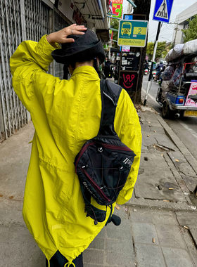 小众表妹 2026春季新品日系宽松复古户外工装派克服风衣外套