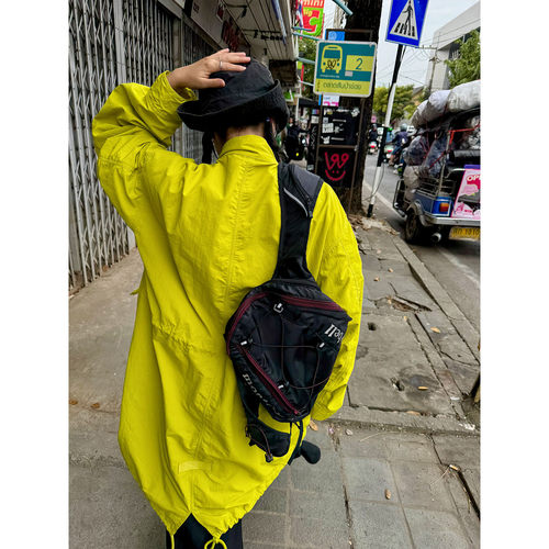 小众表妹 2026春季新品日系宽松复古户外工装派克服风衣外套