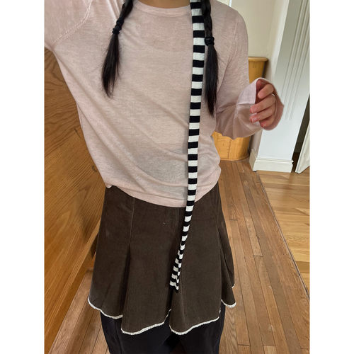 小众表妹 16针细针织套头宽松休闲长袖t超柔软舒服好搭配