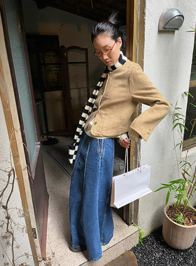 100%羊毛小香高级感短呢外套