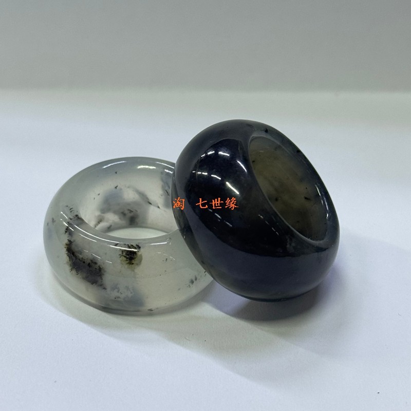 岫玉胖圆款扳指合集一物一图