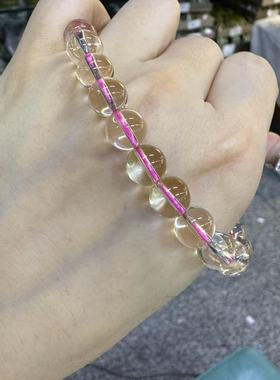 天然白水晶手链正品女款转运珠