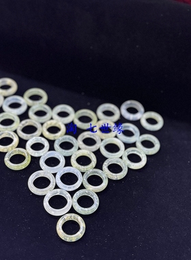 精品岫玉情侣戒指合集