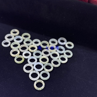 厂家直销 保真岫玉男女冰透戒指跑环全品合集一物一图年货礼物福6