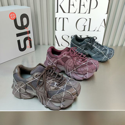 品味前线老爹鞋八爪鱼松糕底女鞋