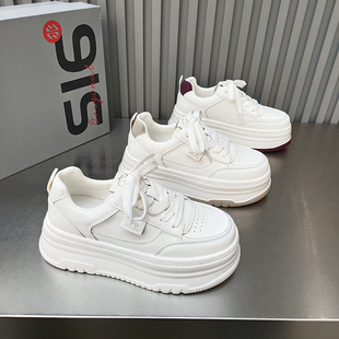 2026春款 绑带休闲女鞋 单鞋 时尚 品品厚底滑板鞋 百搭款 超轻低帮韩版