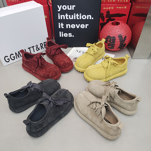 TTRR正品复古勃肯鞋平底拼接绑带磨砂皮休闲鞋2026春款百搭时尚款