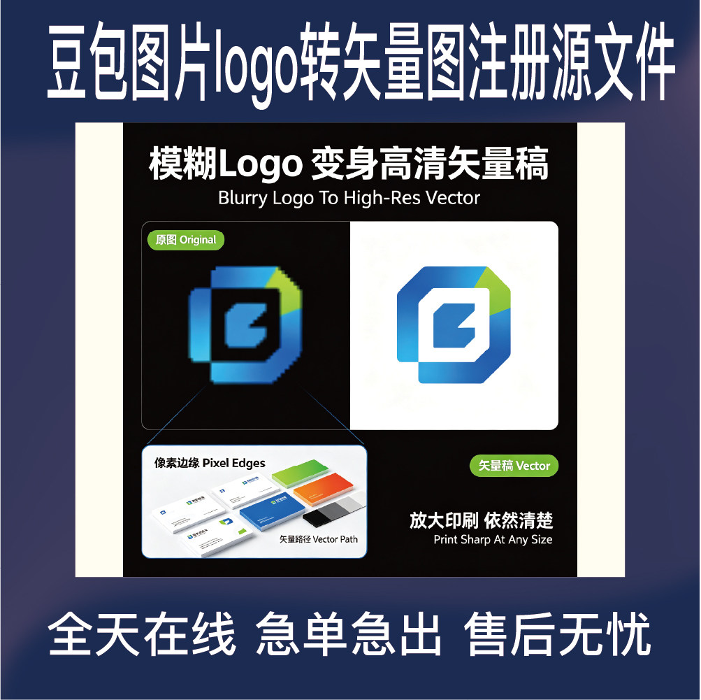 豆包图案转矢量图高清源文件注册包装门头店面装修矢量设计服务图片