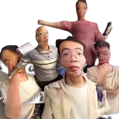 无白边人形抱枕定制玩偶定制抠图包丑猫娃娃猫咪diy照片搞怪礼物