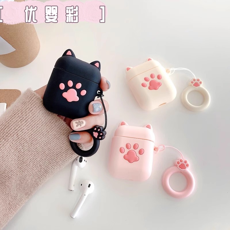 可爱猫爪airpods耳机保护套