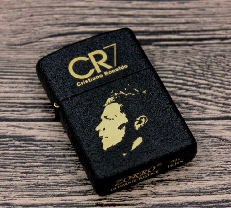 ZORRO佐罗煤油打火机尤文图斯C罗CR7纪念品皇马签名球迷用品礼物,ZIPPO/瑞士军刀/眼镜,煤油打火机,淘宝优惠券,粉丝福利购,淘宝优惠卷
