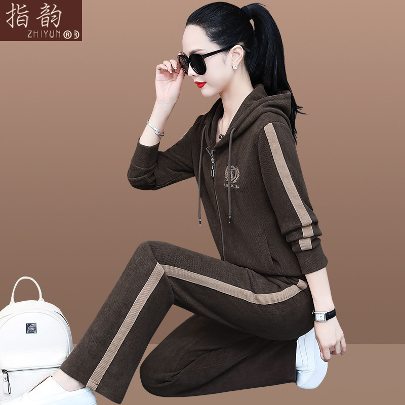 新品妈妈款洋气春装时尚外套2026新款中老年运动服套装女春秋休闲