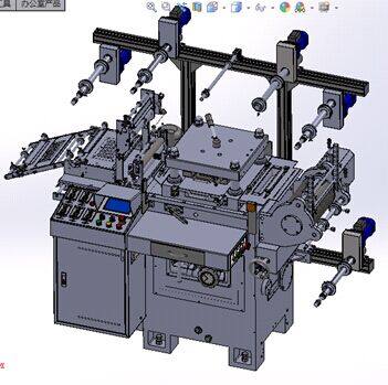 3WA300G单座套孔模切机（全凸轮连杆传动） 3D模型资料