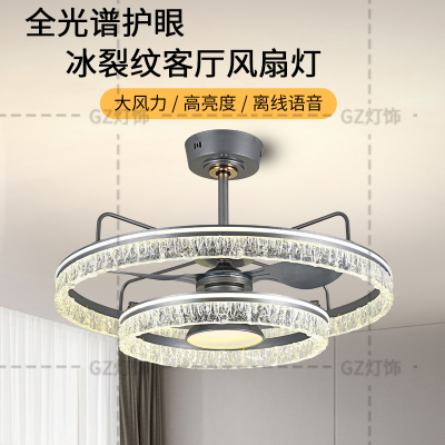 2024新款北欧轻奢吊扇灯
