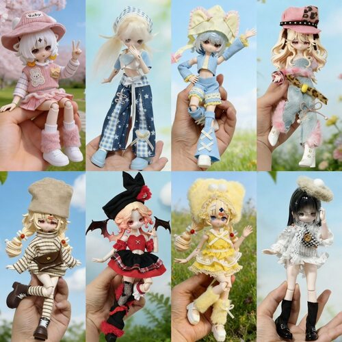8分bjd12分ob11娃衣17-19厘米米甜蘑菇菌无症状米二水金体娃衣服