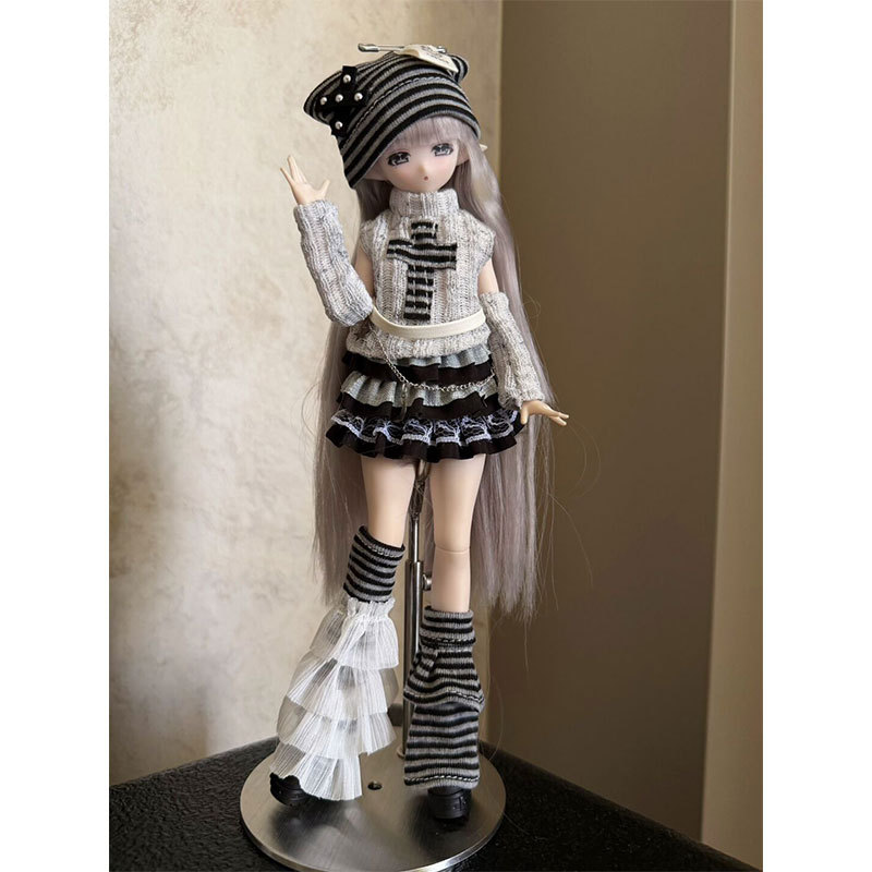 azone/ob22/ob24/齐刘海/米甜四代娃衣特六可穿衣服 · 灰雾猫眠
